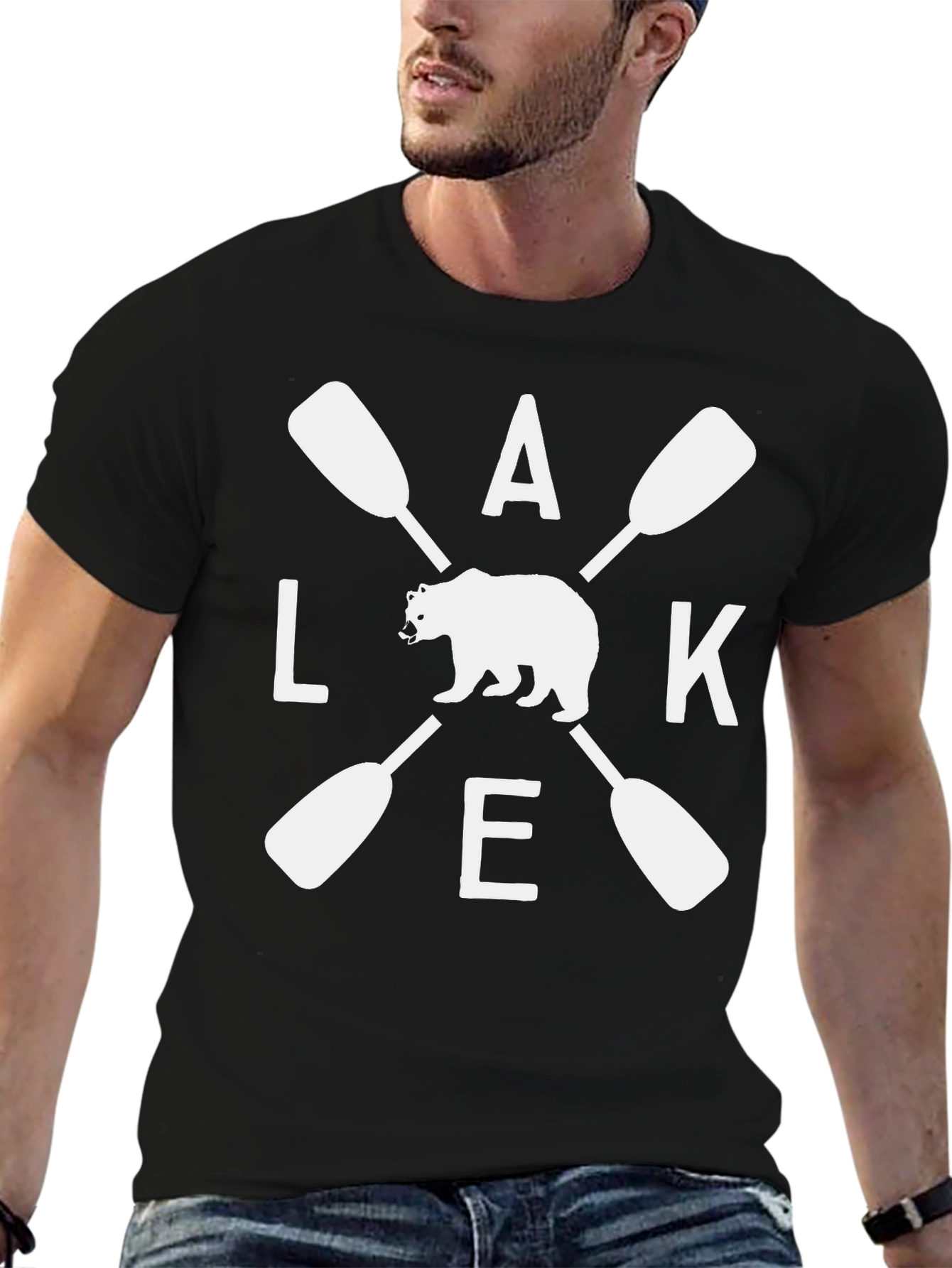 Lake Bear Graphic Tee - Paddles & Adventure