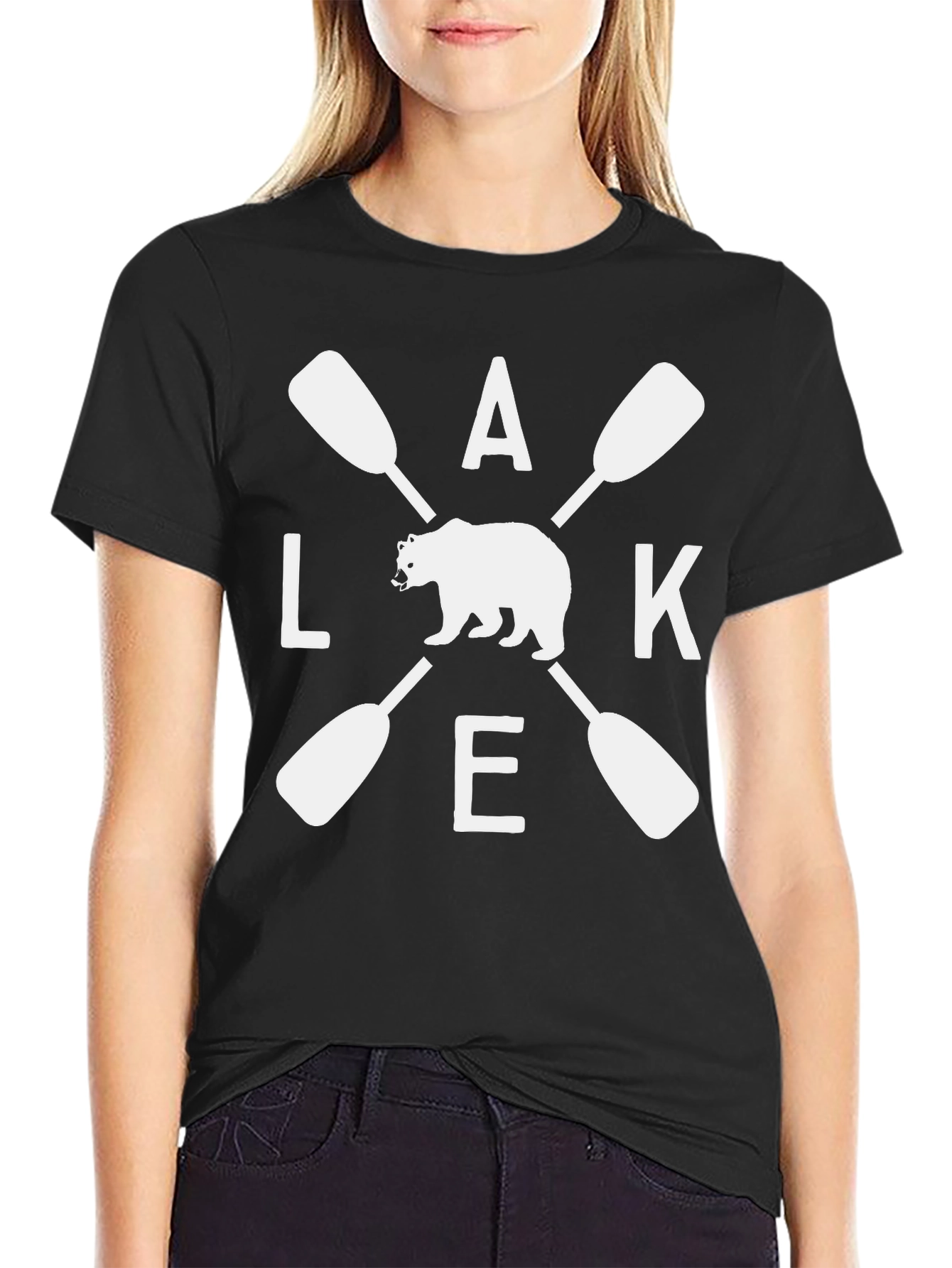 Lake Bear Graphic Tee - Paddles & Adventure
