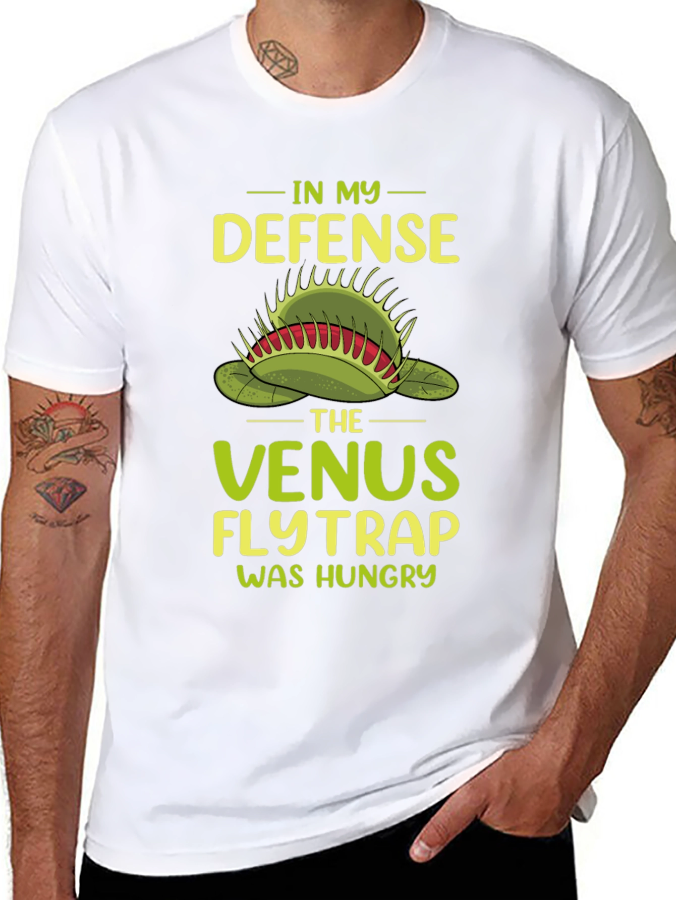 Venus Flytrap T-Shirt: In My Defense It Was Hungry