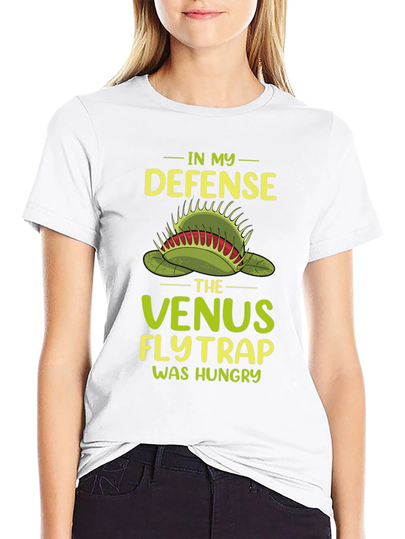 Venus Flytrap T-Shirt: In My Defense It Was Hungry