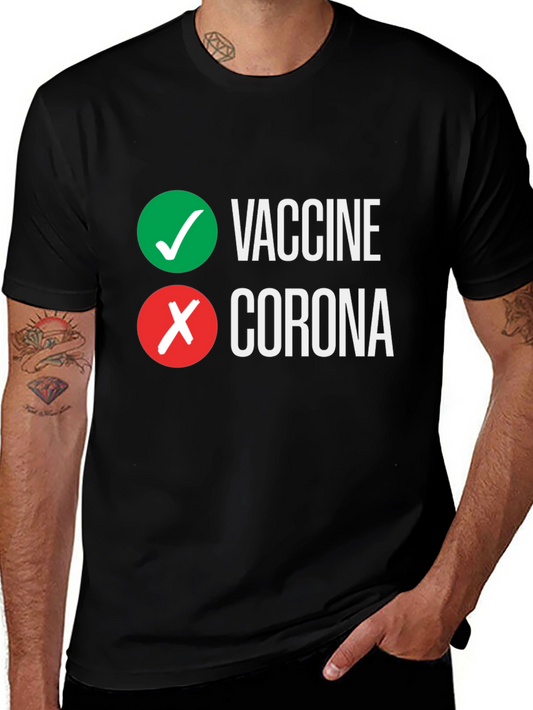 Vaccine vs Corona Graphic Tee