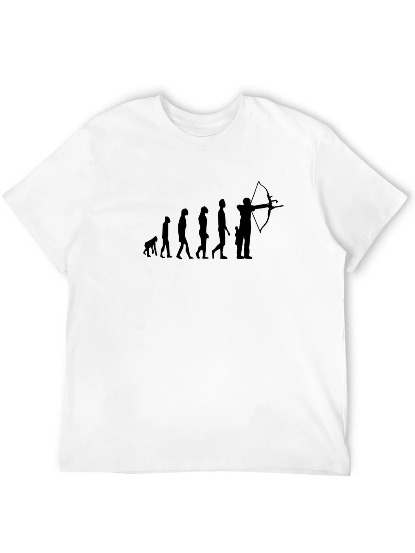 Evolution of Archery Black T-Shirt