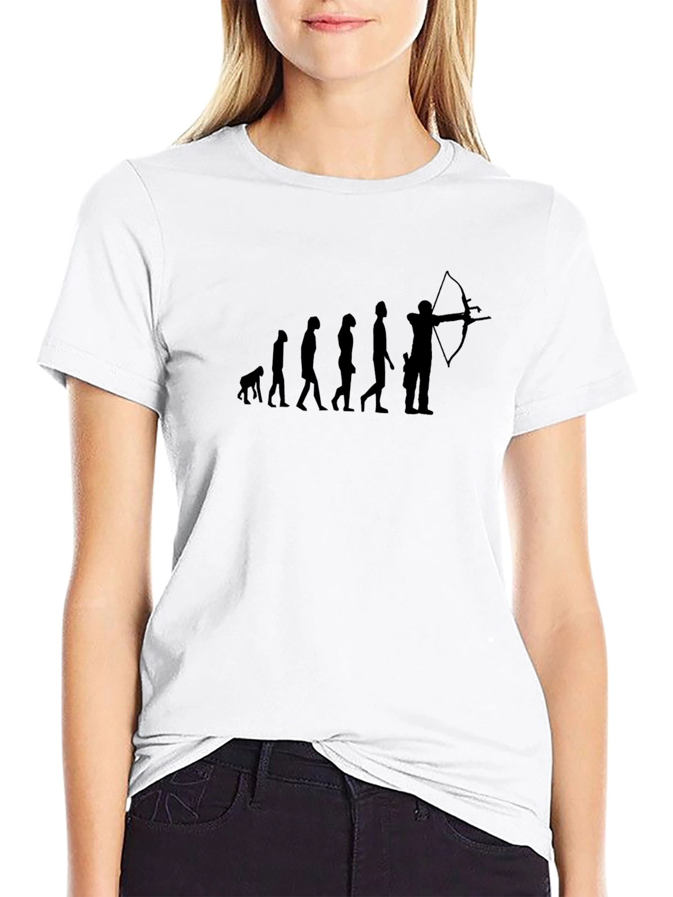 Evolution of Archery Black T-Shirt