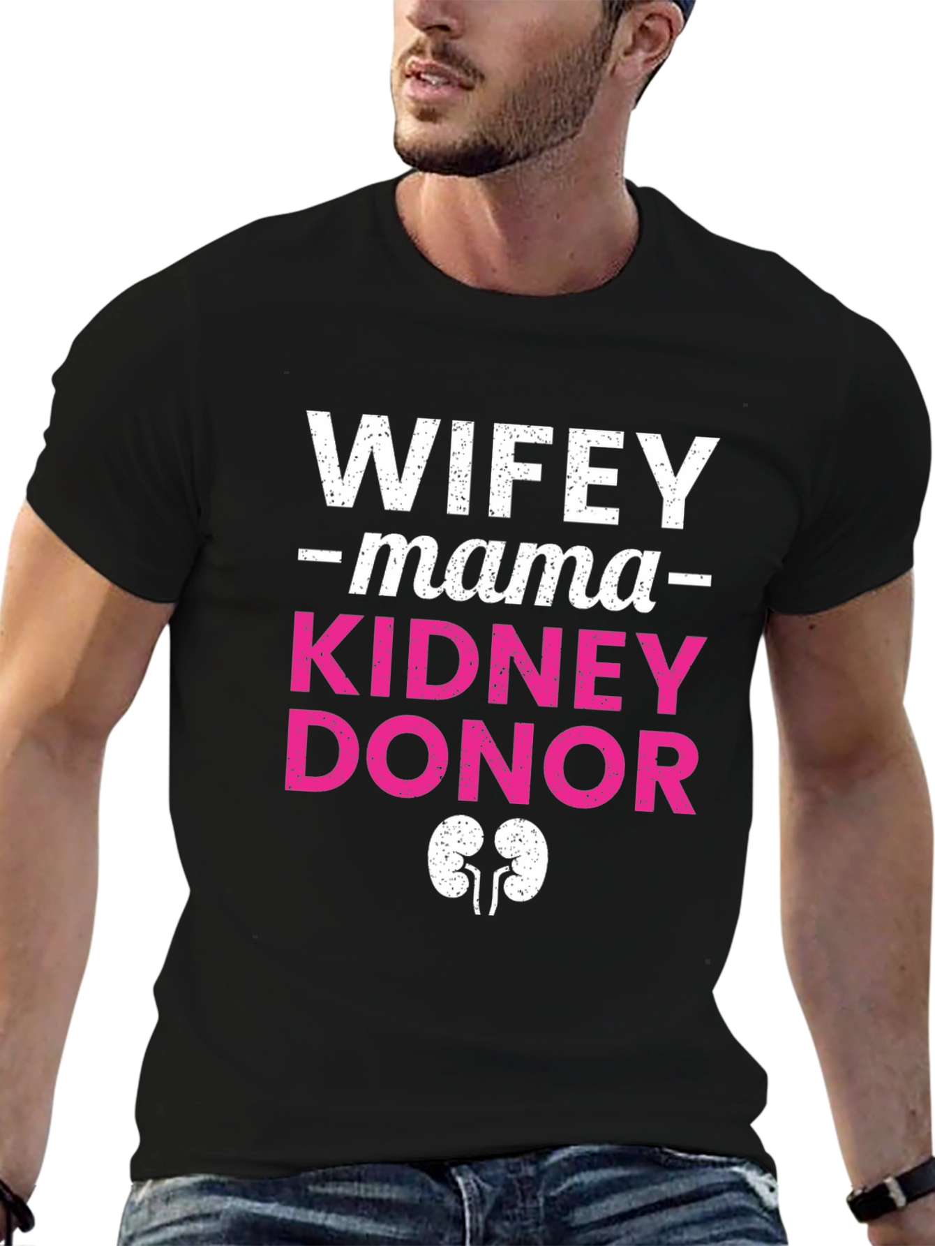 Wifey Mama Kidney Donor Graphic Tee