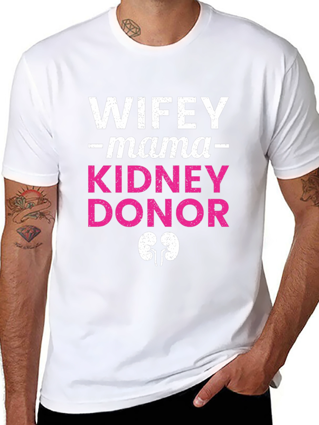 Wifey Mama Kidney Donor Graphic Tee