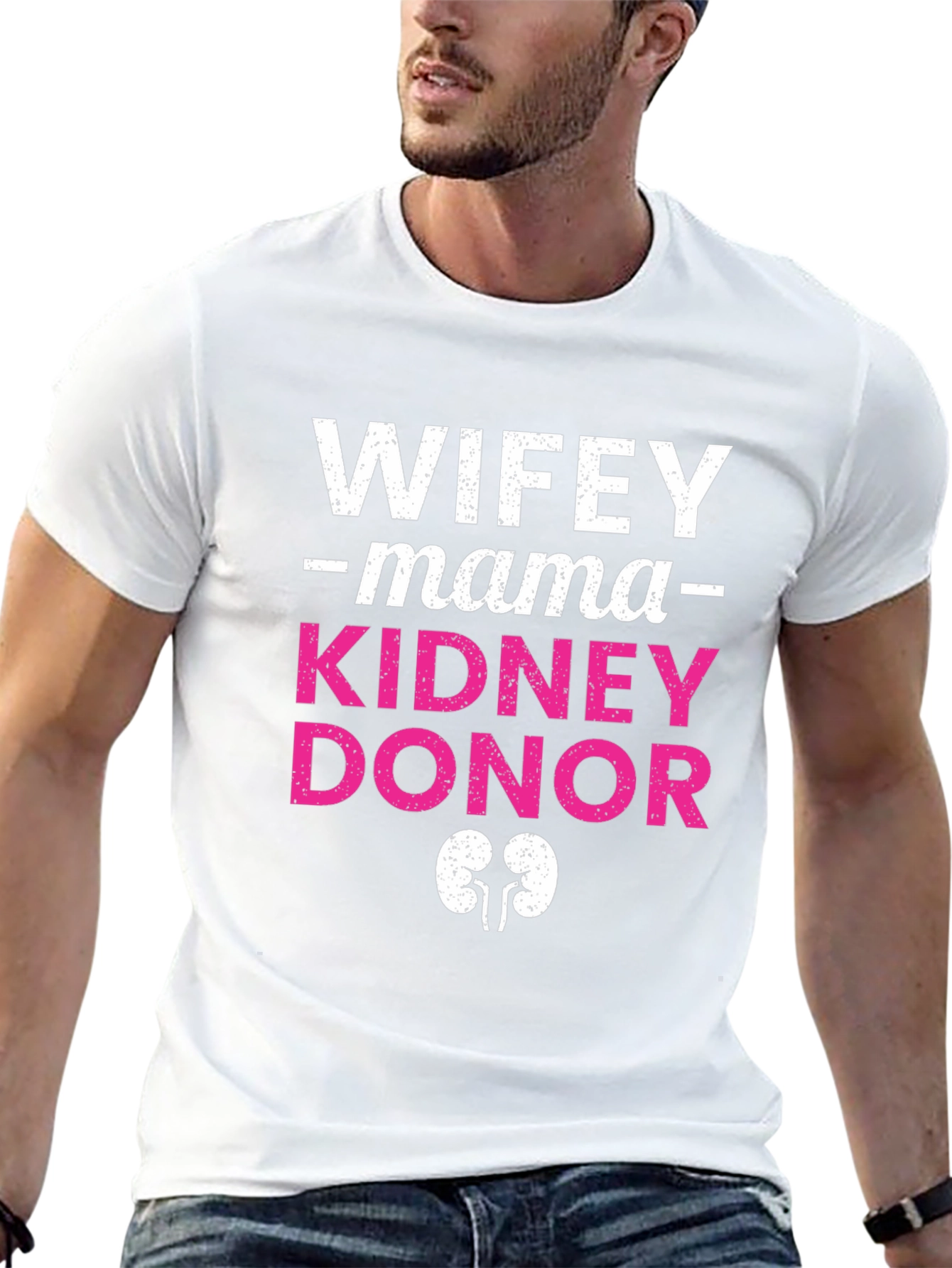 Wifey Mama Kidney Donor Graphic Tee