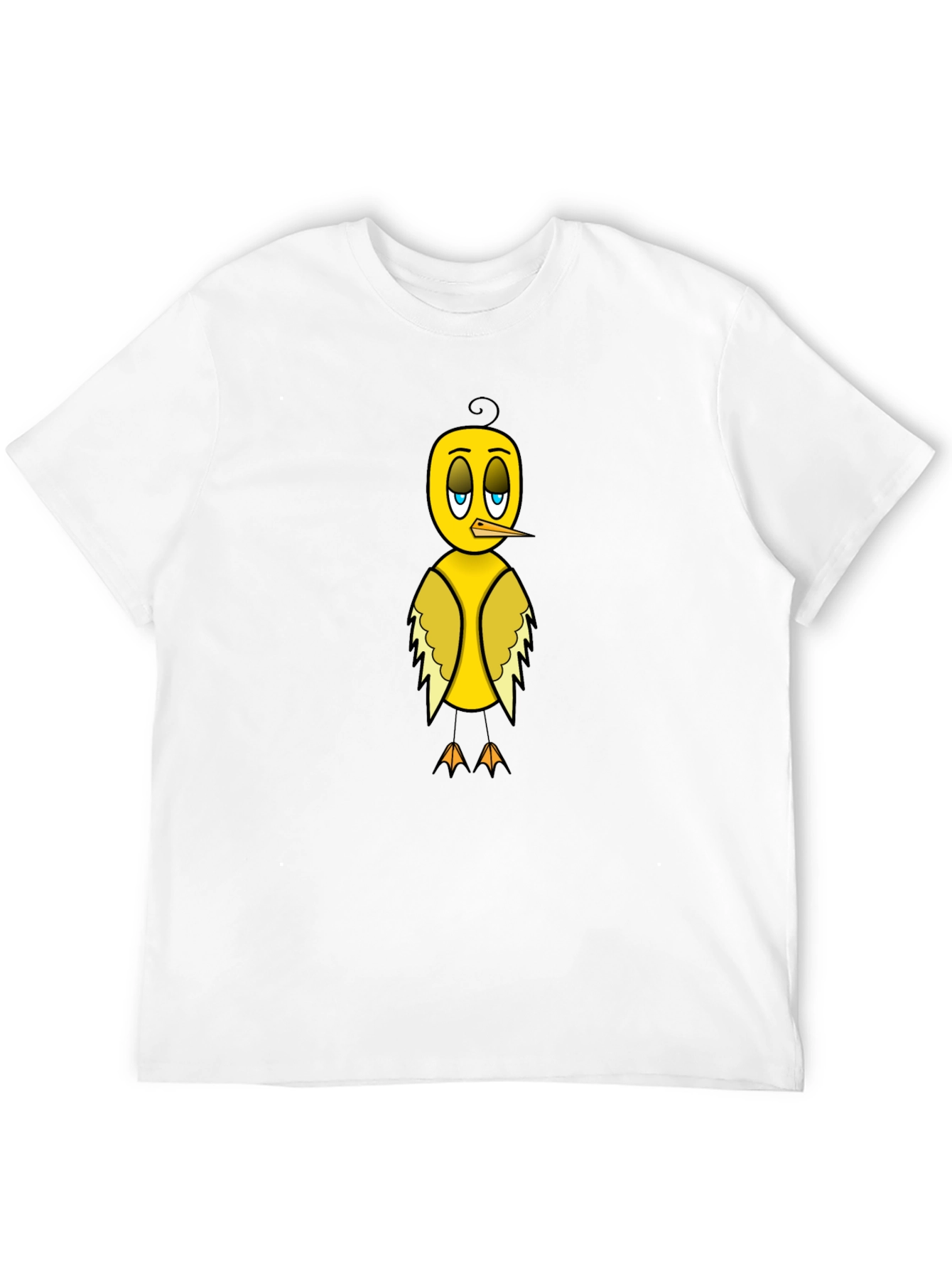 Cartoon Bird Graphic Tee - Unique Design