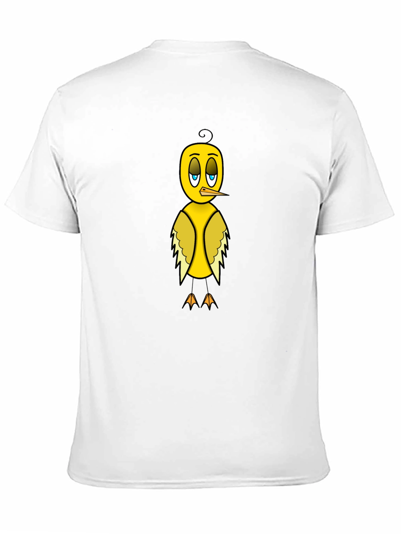 Cartoon Bird Graphic Tee - Unique Design