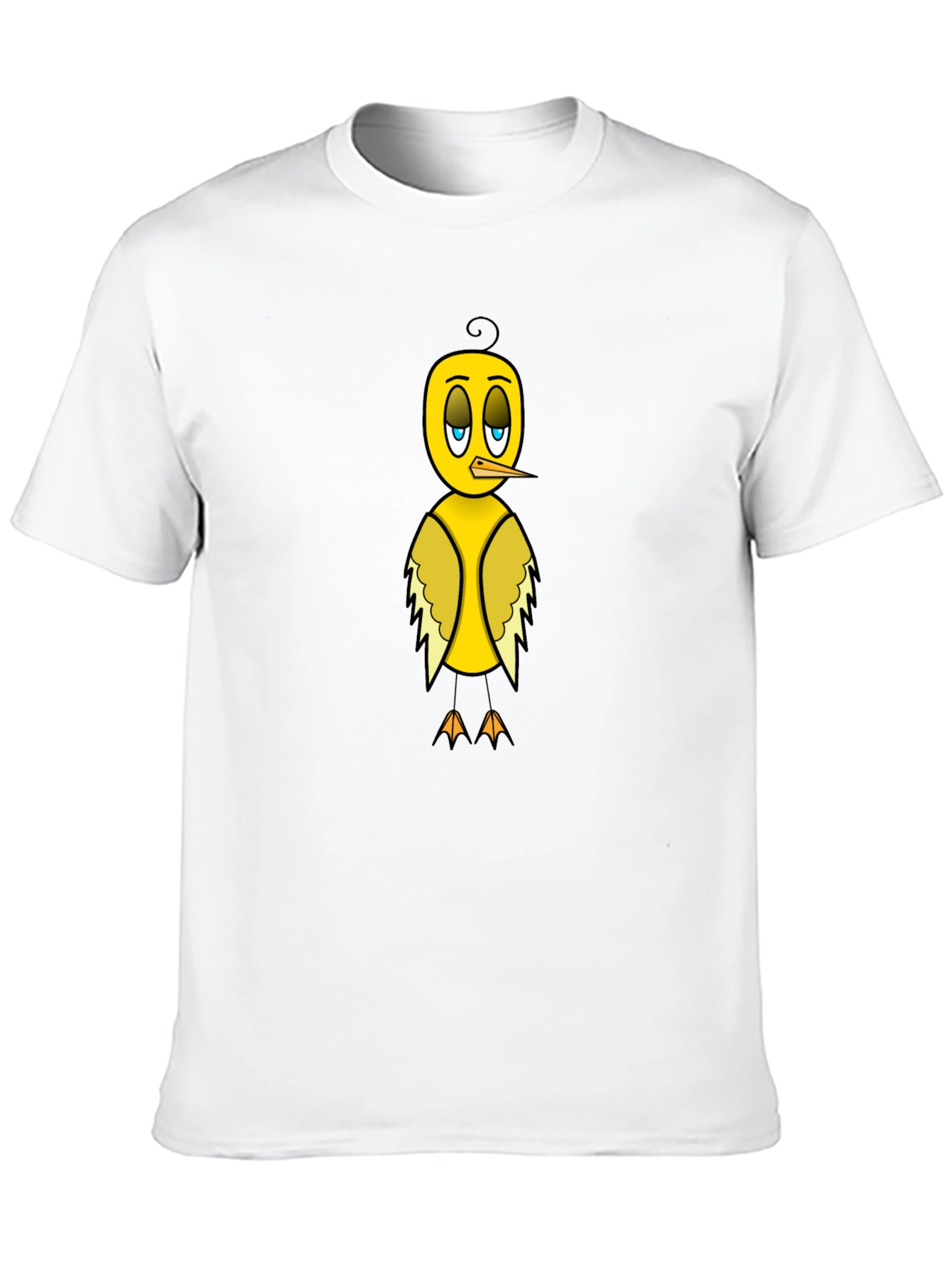 Cartoon Bird Graphic Tee - Unique Design