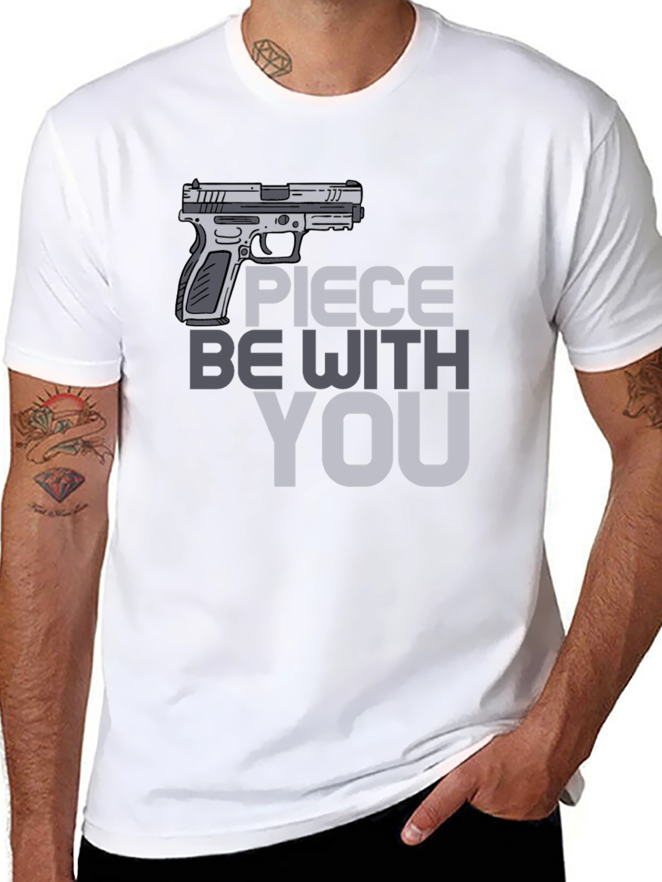Piece Be With You Graphic T-Shirt