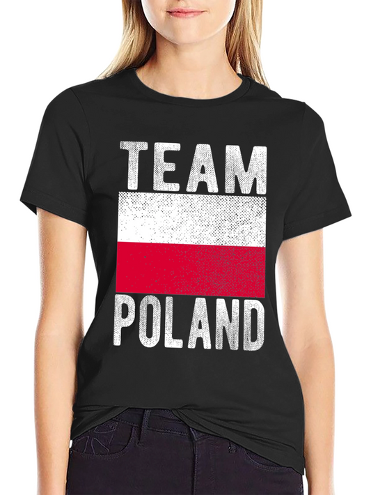 Team Poland T-Shirt: Patriotic Polish Pride