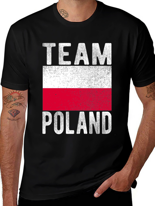 Team Poland T-Shirt: Patriotic Polish Pride