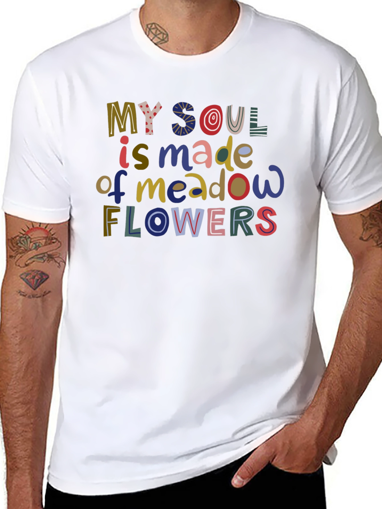 My Soul is Made of Meadow Flowers T-Shirt
