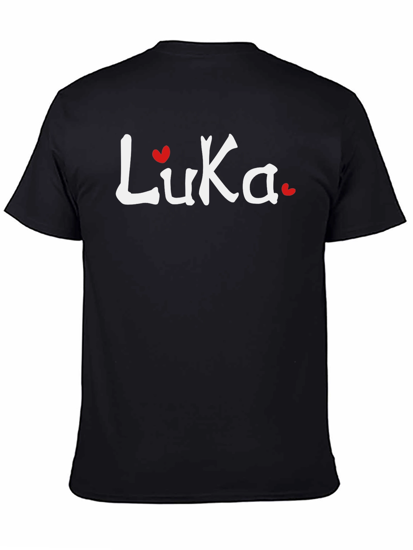 Luka Heart T-Shirt - Custom Name Tee