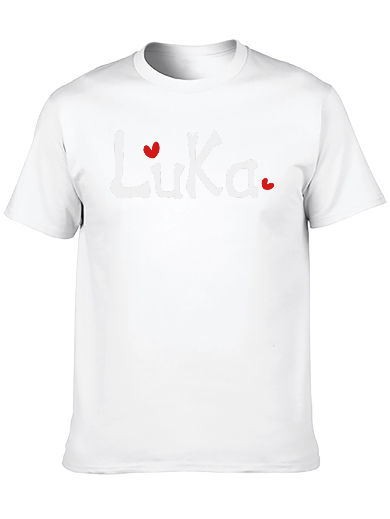 Luka Heart T-Shirt - Custom Name Tee