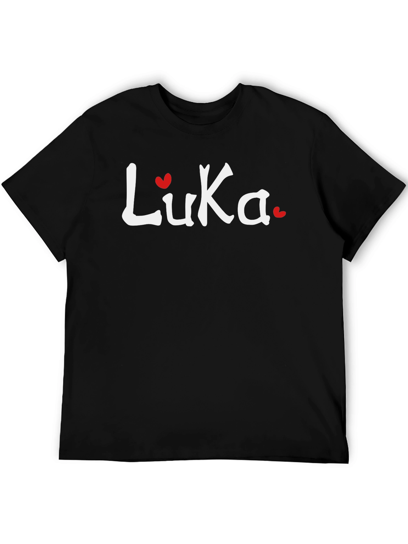 Luka Heart T-Shirt - Custom Name Tee