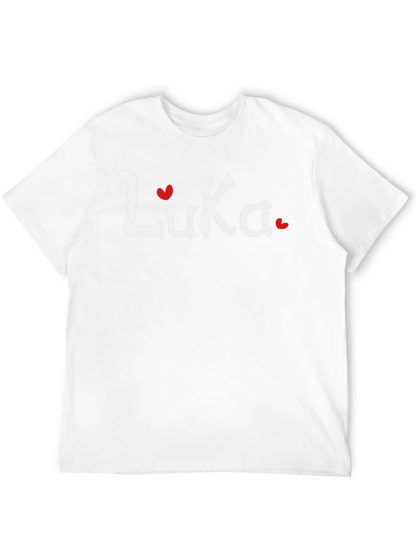 Luka Heart T-Shirt - Custom Name Tee