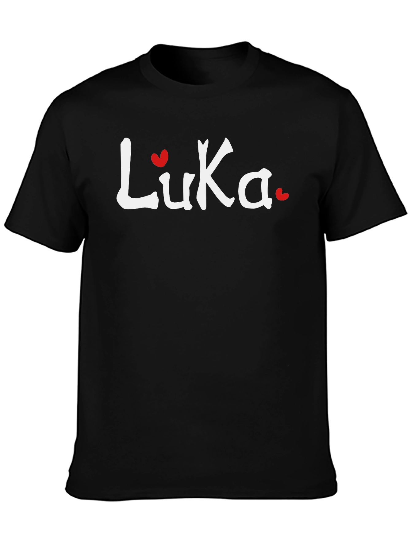 Luka Heart T-Shirt - Custom Name Tee