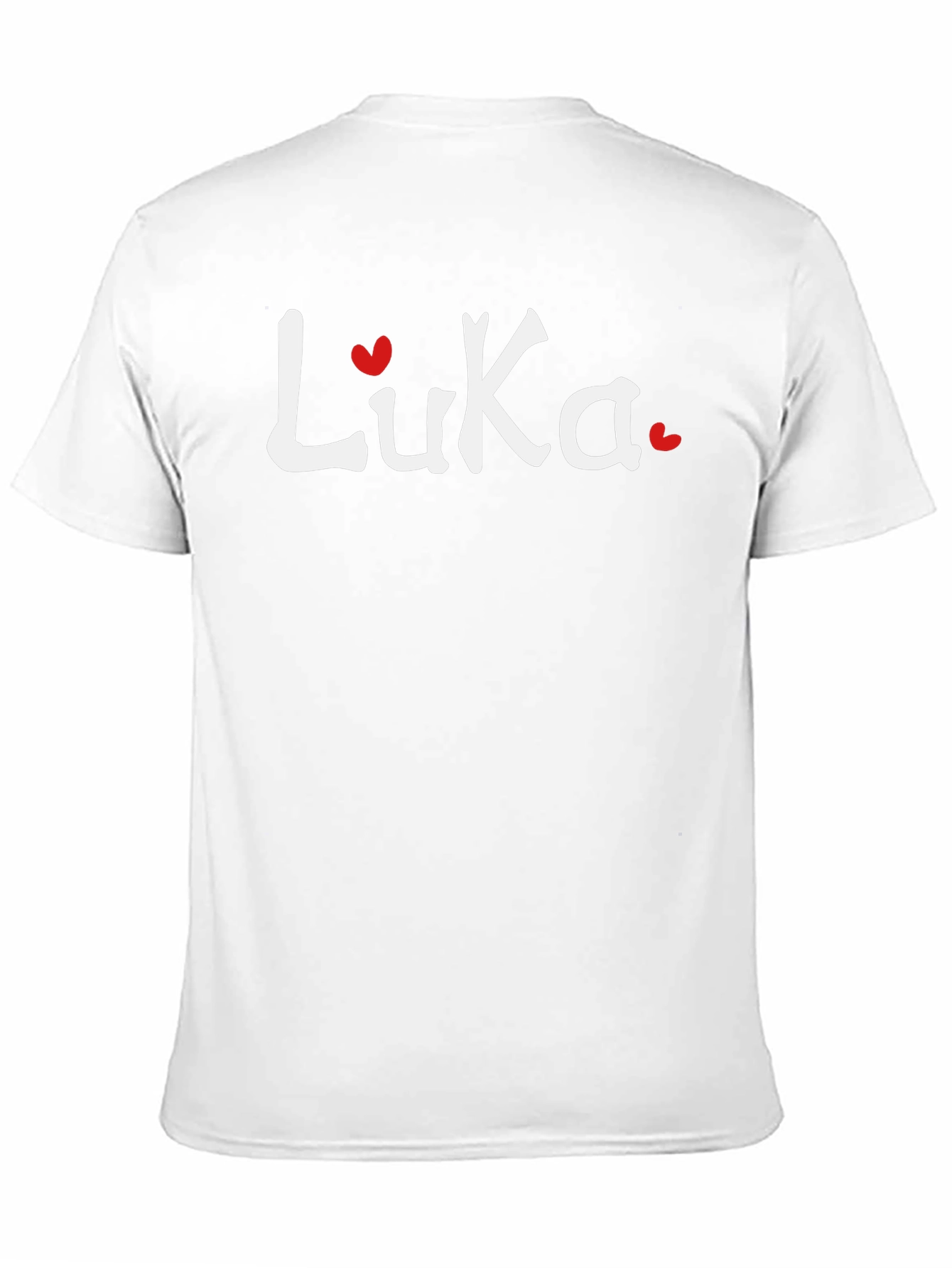 Luka Heart T-Shirt - Custom Name Tee