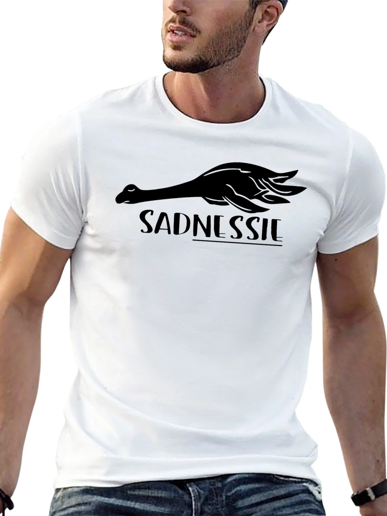 Sadnessie T-Shirt - Loch Ness Monster Graphic Tee