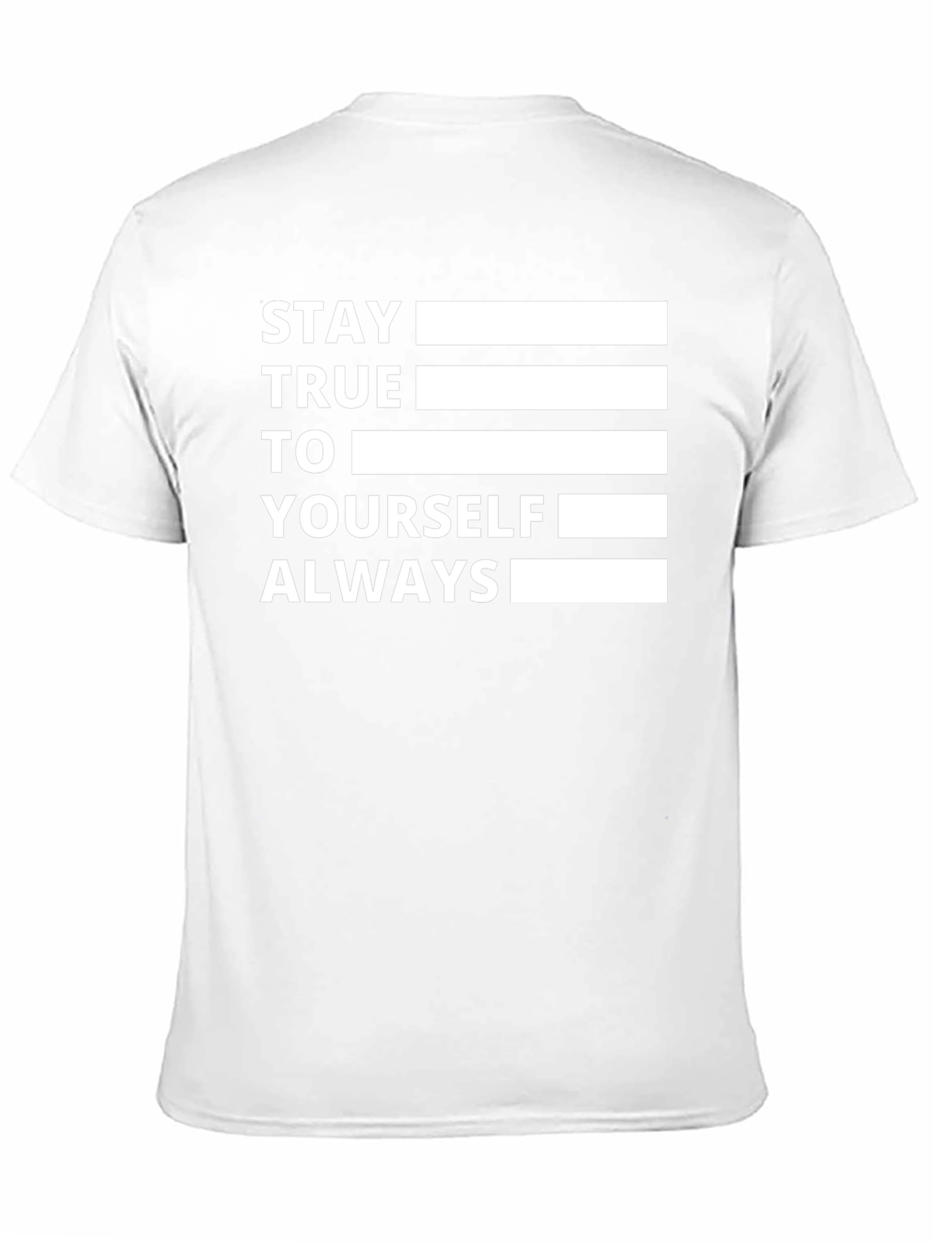 Stay True Black Graphic Tee