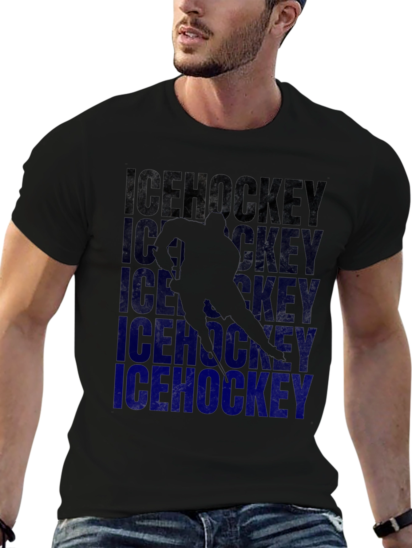 Ice Hockey Player Graphic Tee
