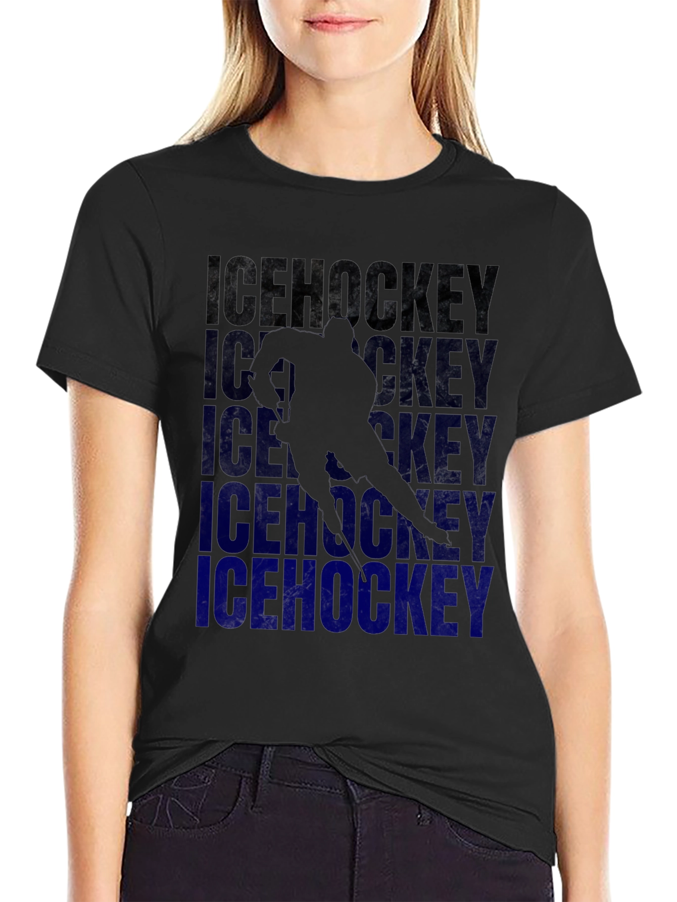 Ice Hockey Player Graphic Tee