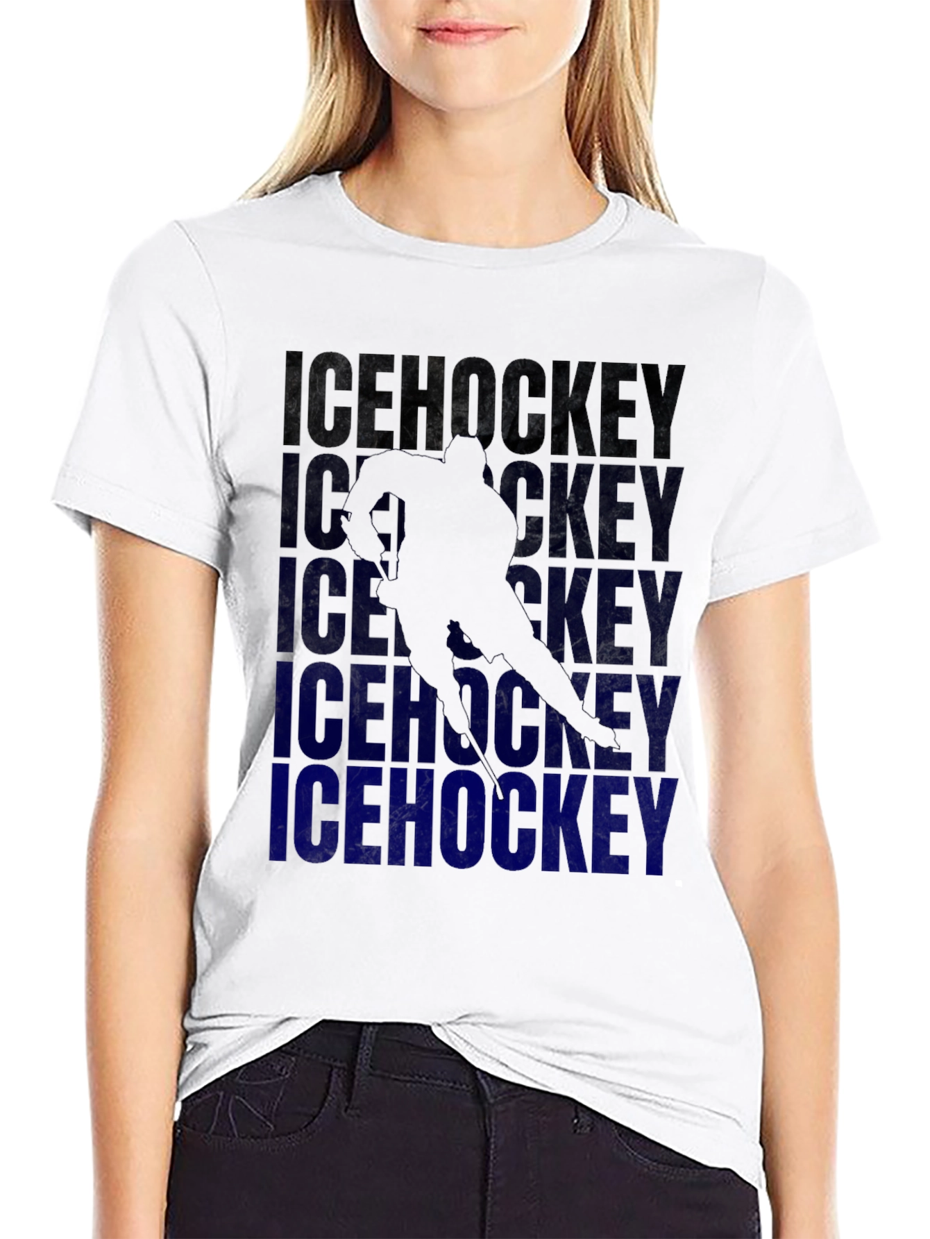Ice Hockey Player Graphic Tee