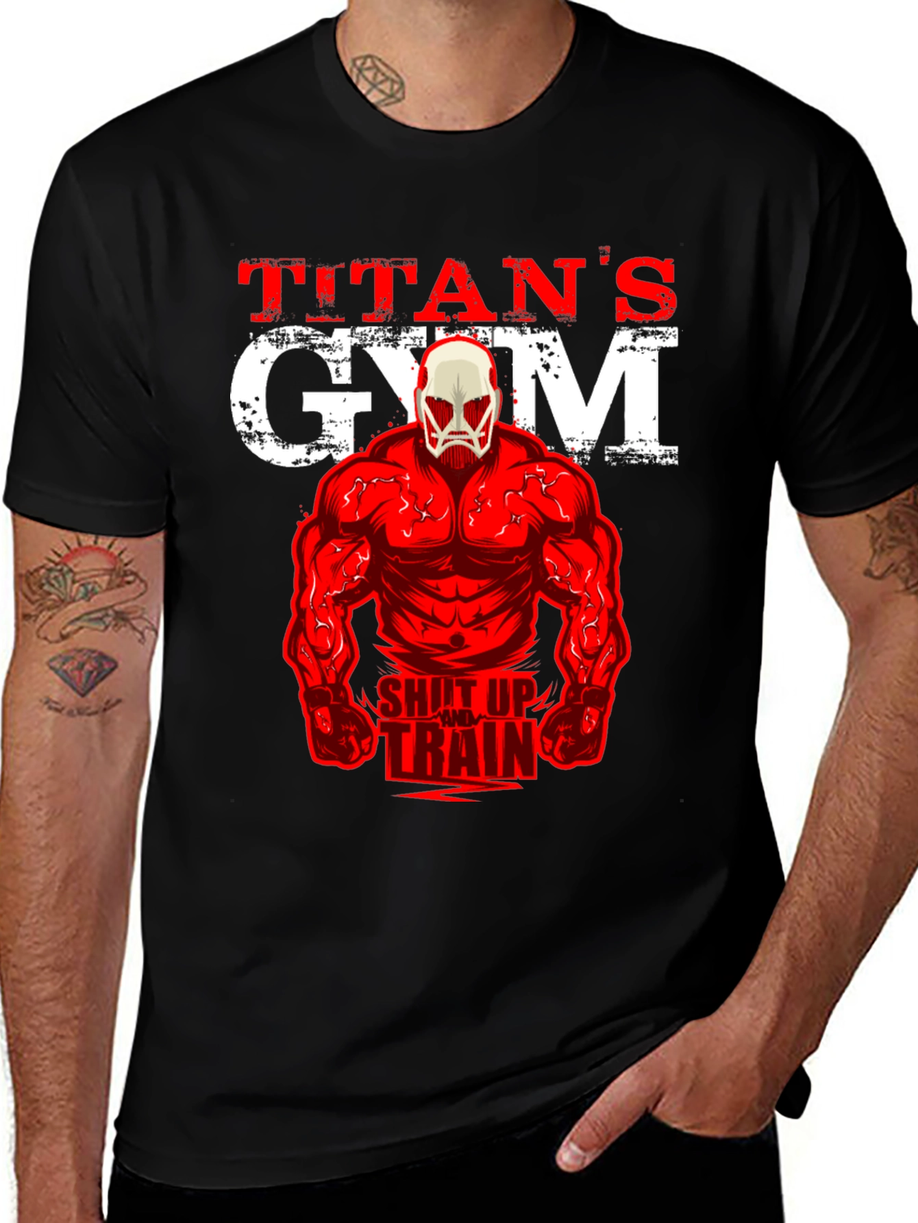 Titans Gym T-Shirt - Shut Up and Train