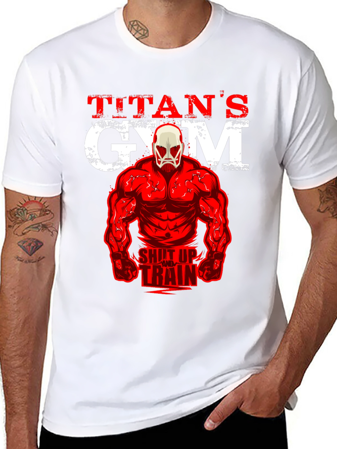 Titans Gym T-Shirt - Shut Up and Train