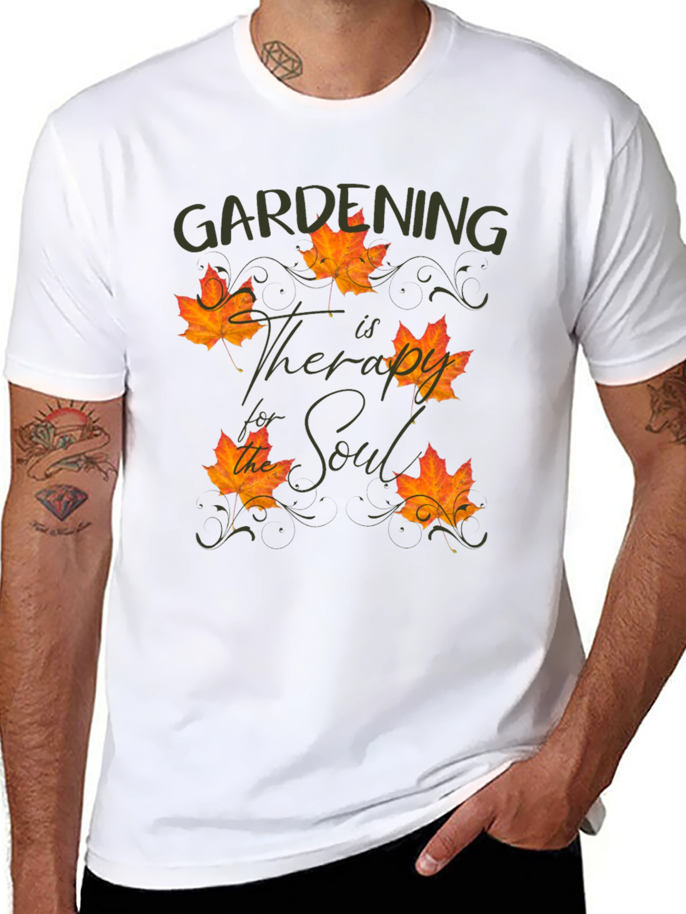 Gardening is Therapy Soul T-Shirt