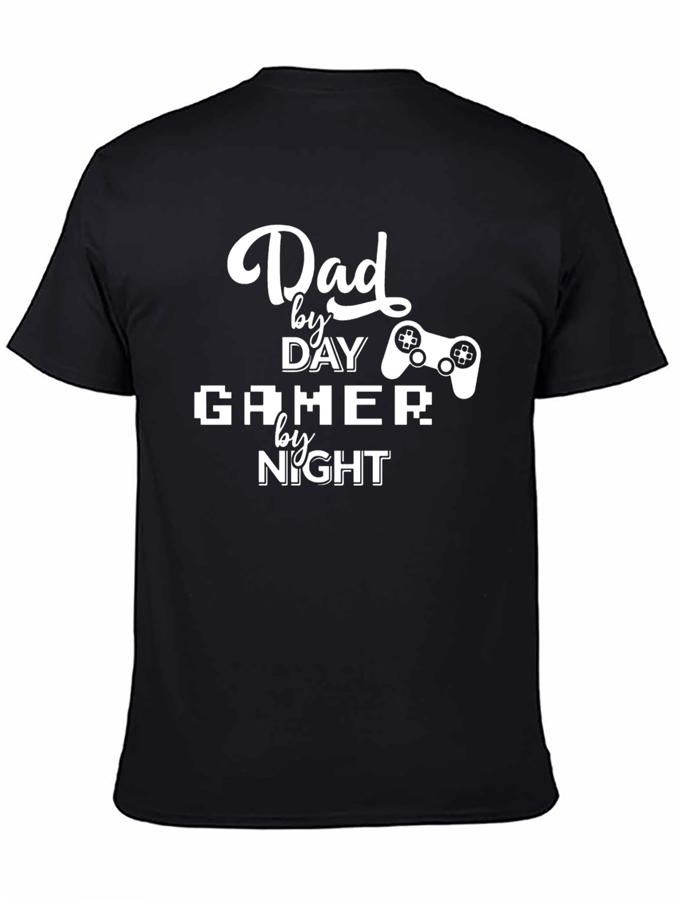 Dad By Day Gamer By Night Graphic Tee