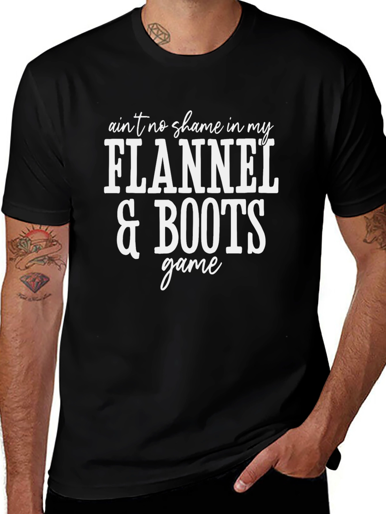 Flannel & Boots Graphic Tee