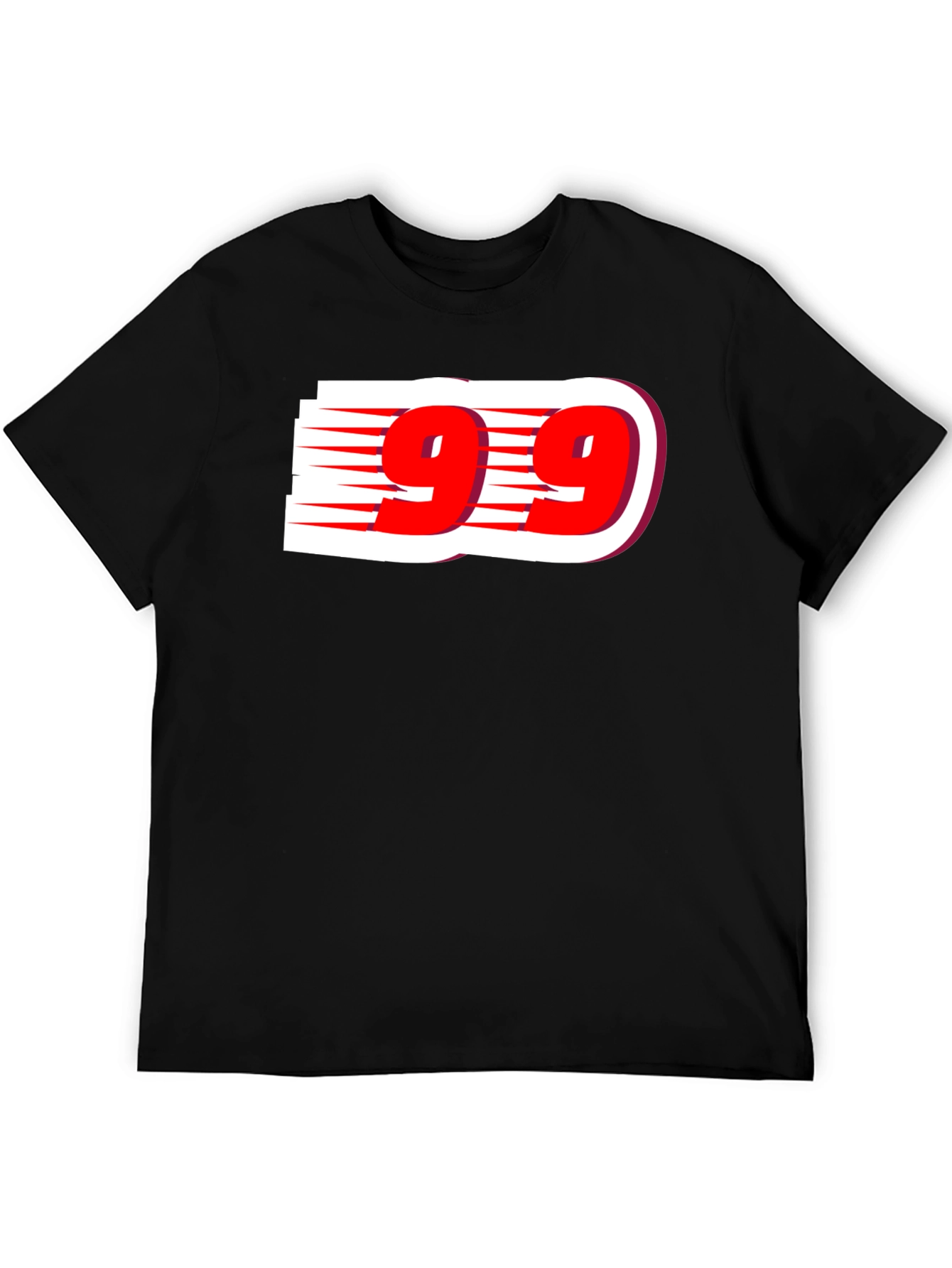 Black 99 Graphic Tee - Stylish & Bold