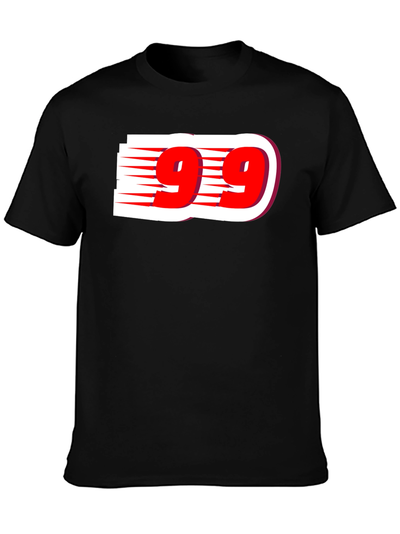 Black 99 Graphic Tee - Stylish & Bold