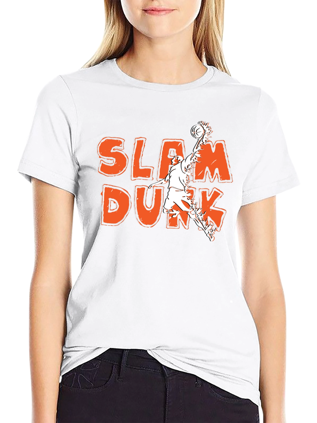 Slam Dunk Graphic Tee - Black