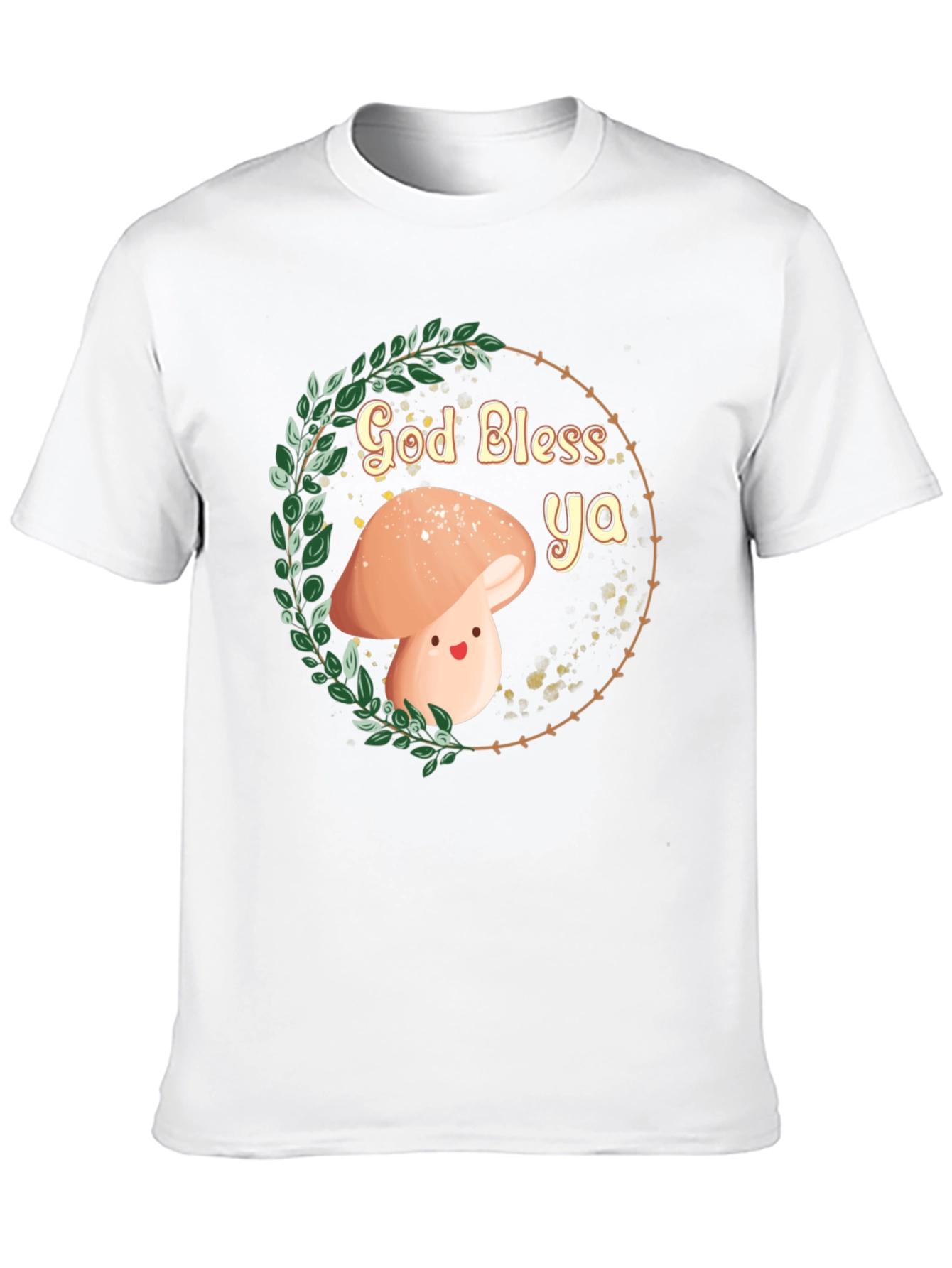 God Bless Ya Mushroom T-Shirt