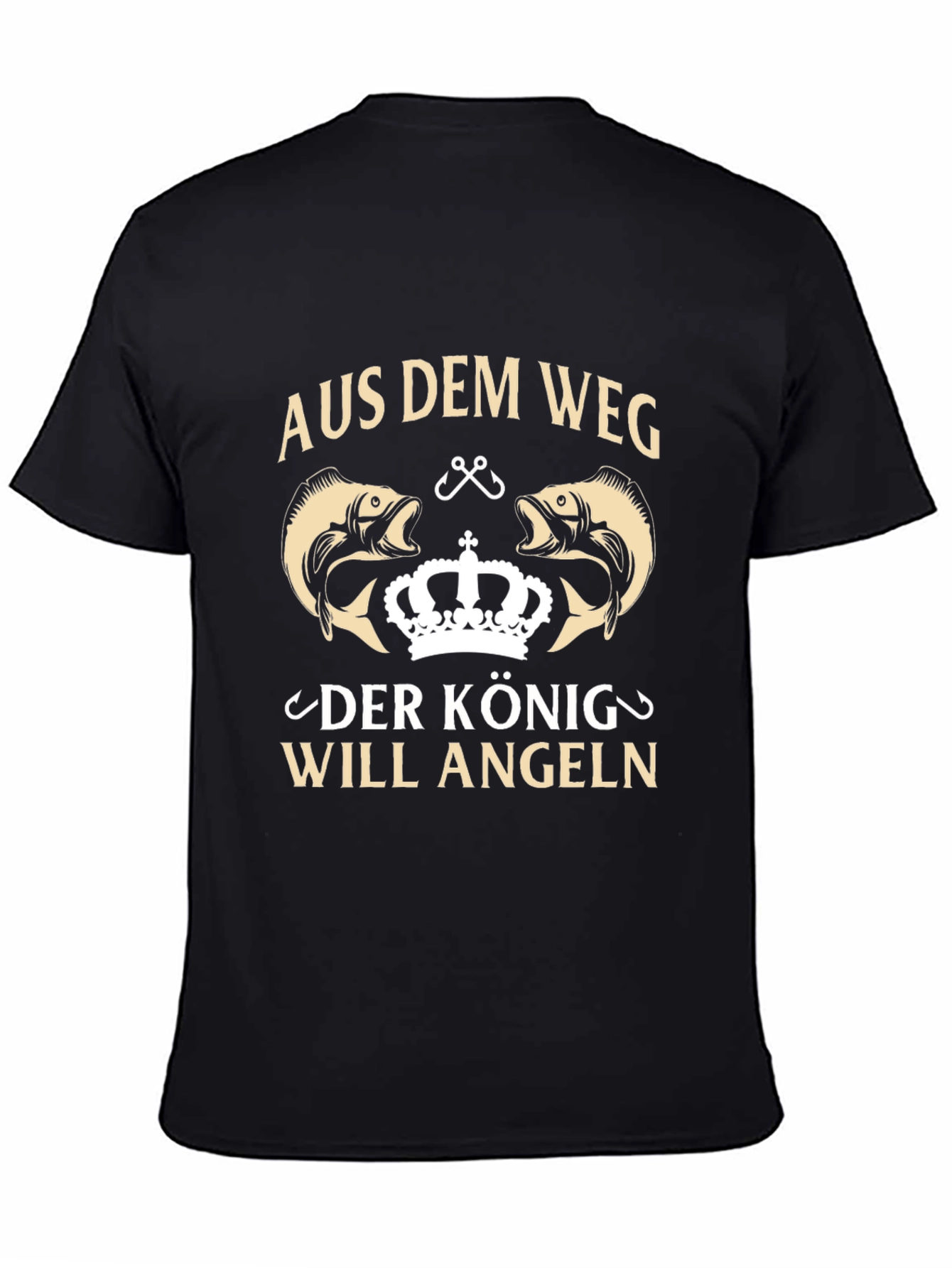 Aus Dem Weg Funny Fishing T-Shirt