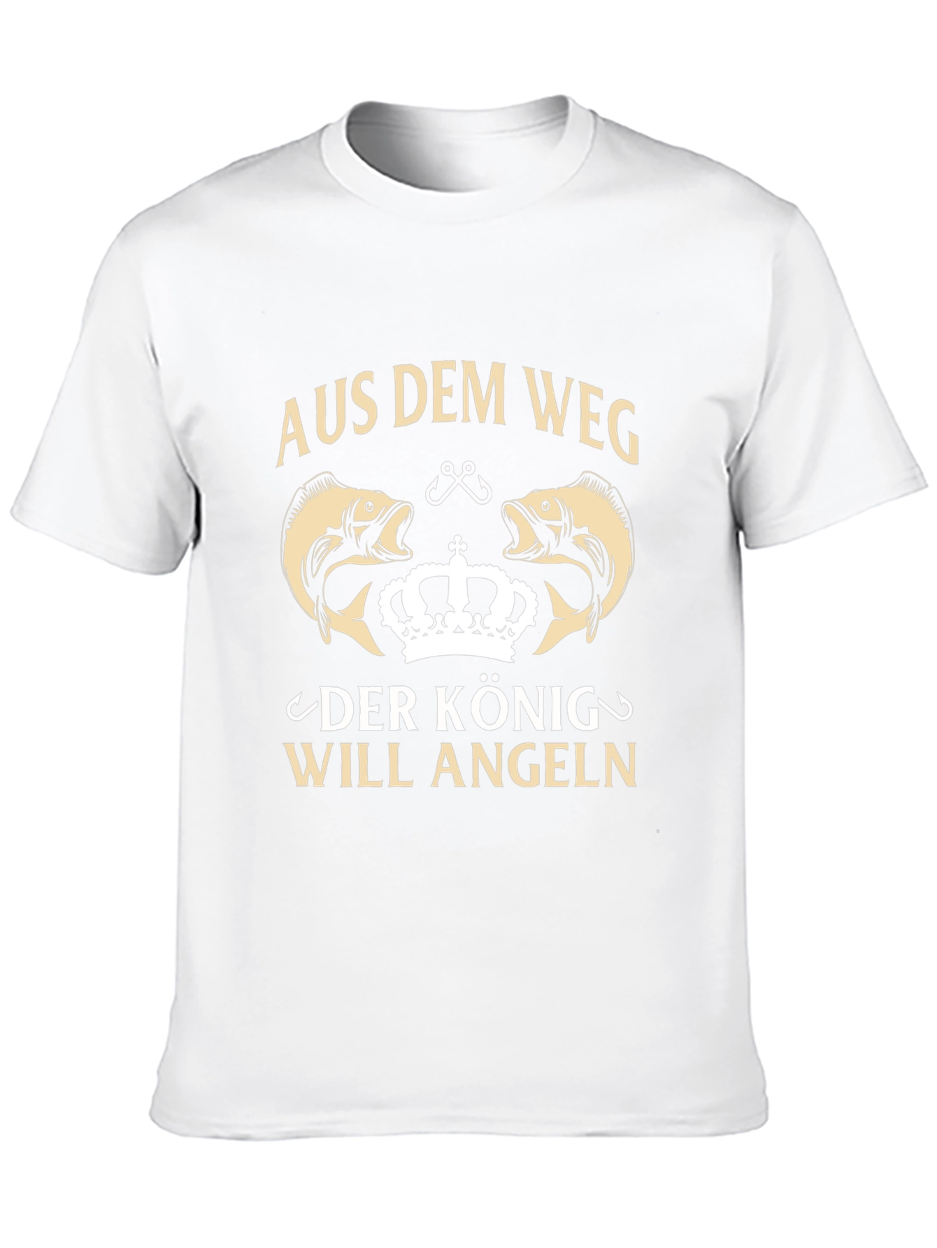 Aus Dem Weg Funny Fishing T-Shirt