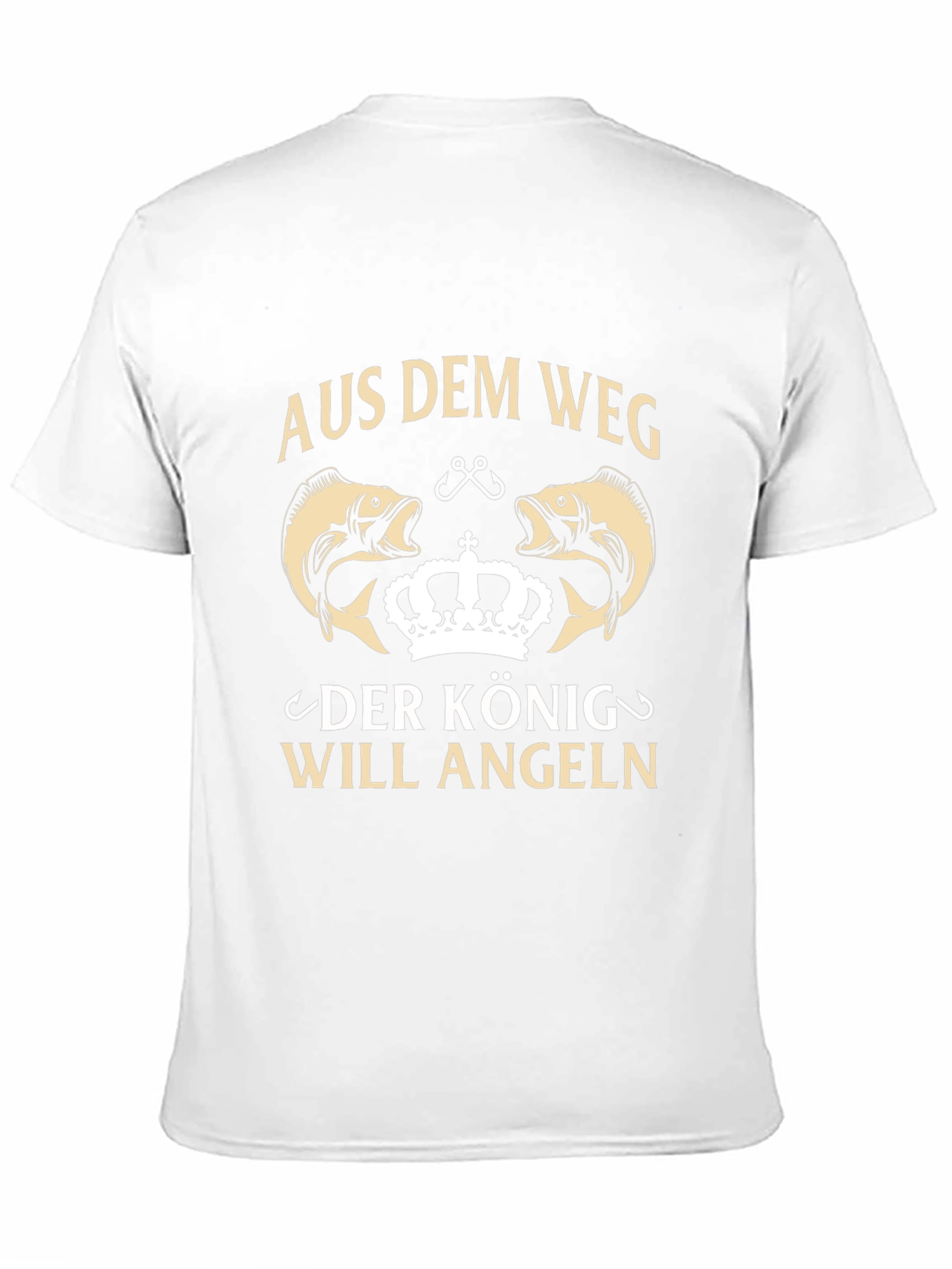 Aus Dem Weg Funny Fishing T-Shirt