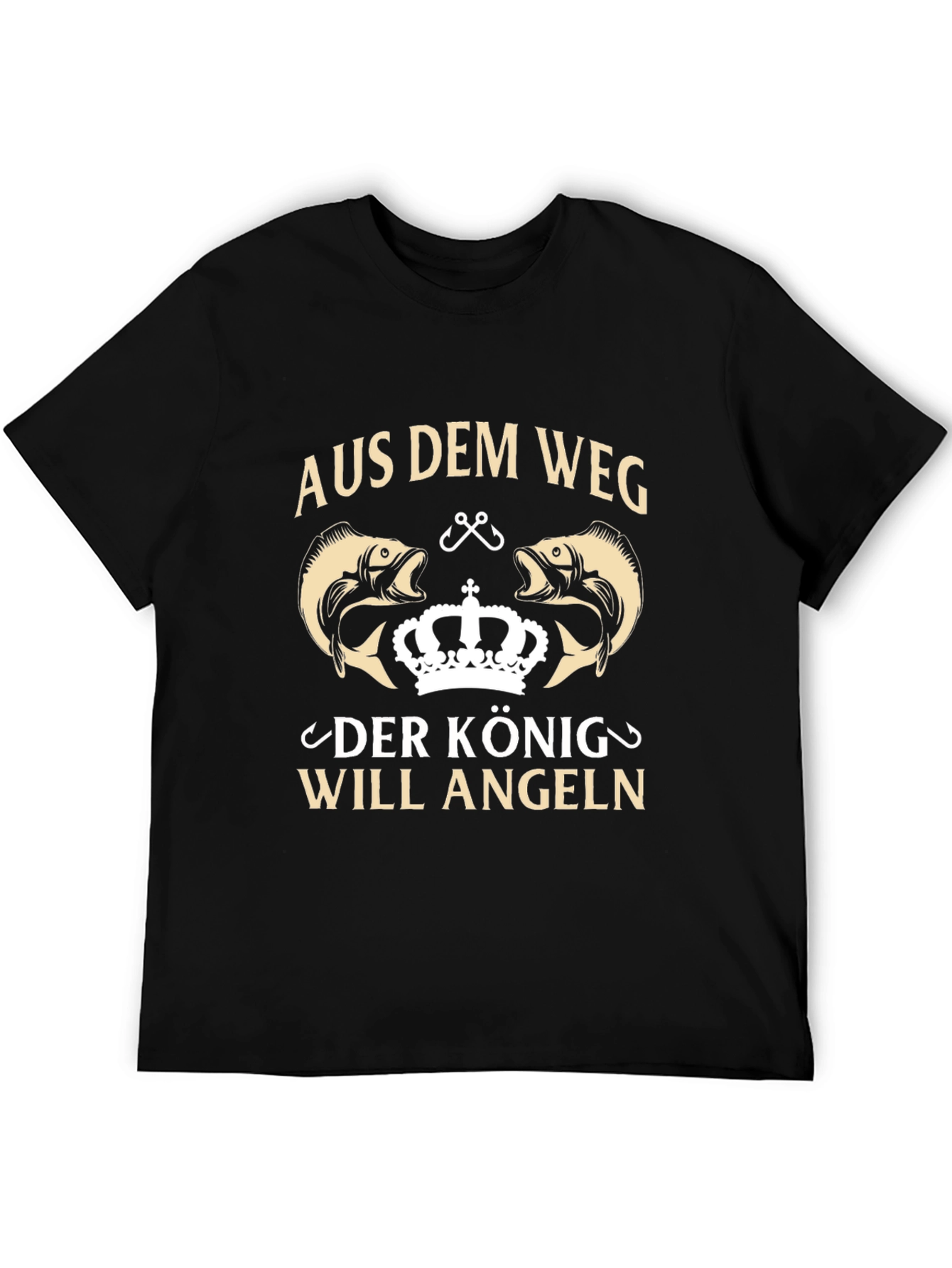 Aus Dem Weg Funny Fishing T-Shirt