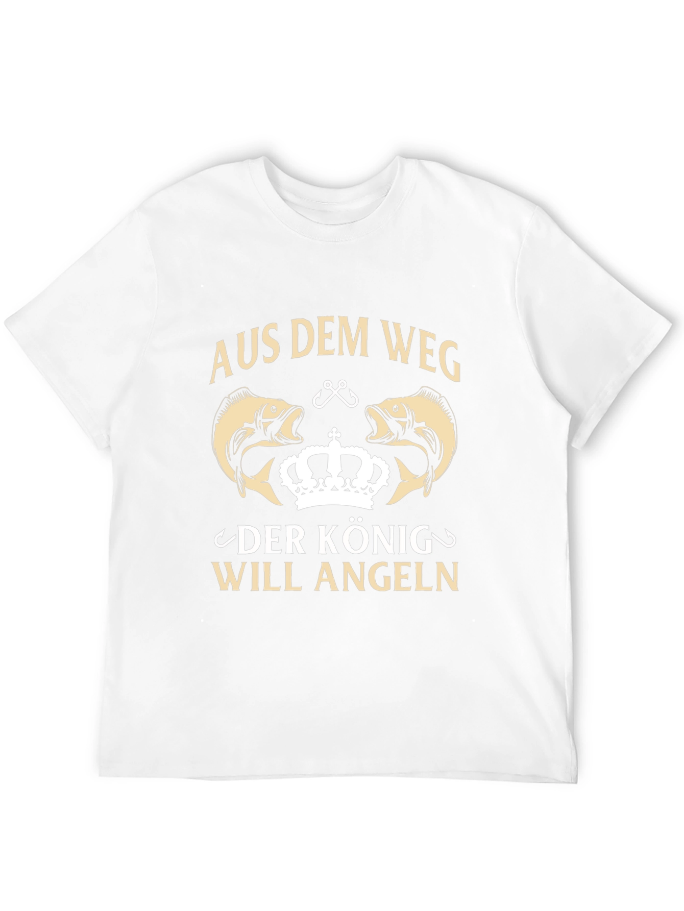 Aus Dem Weg Funny Fishing T-Shirt