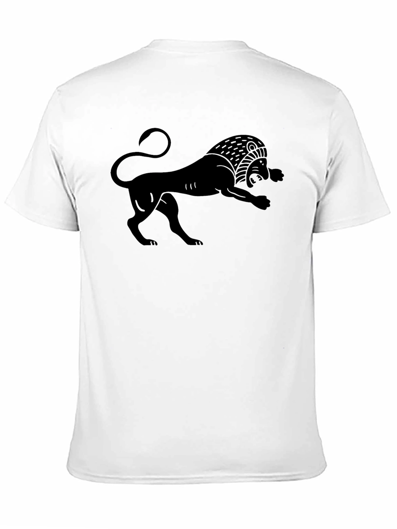 Black Lion Graphic Tee - Bold Statement Shirt