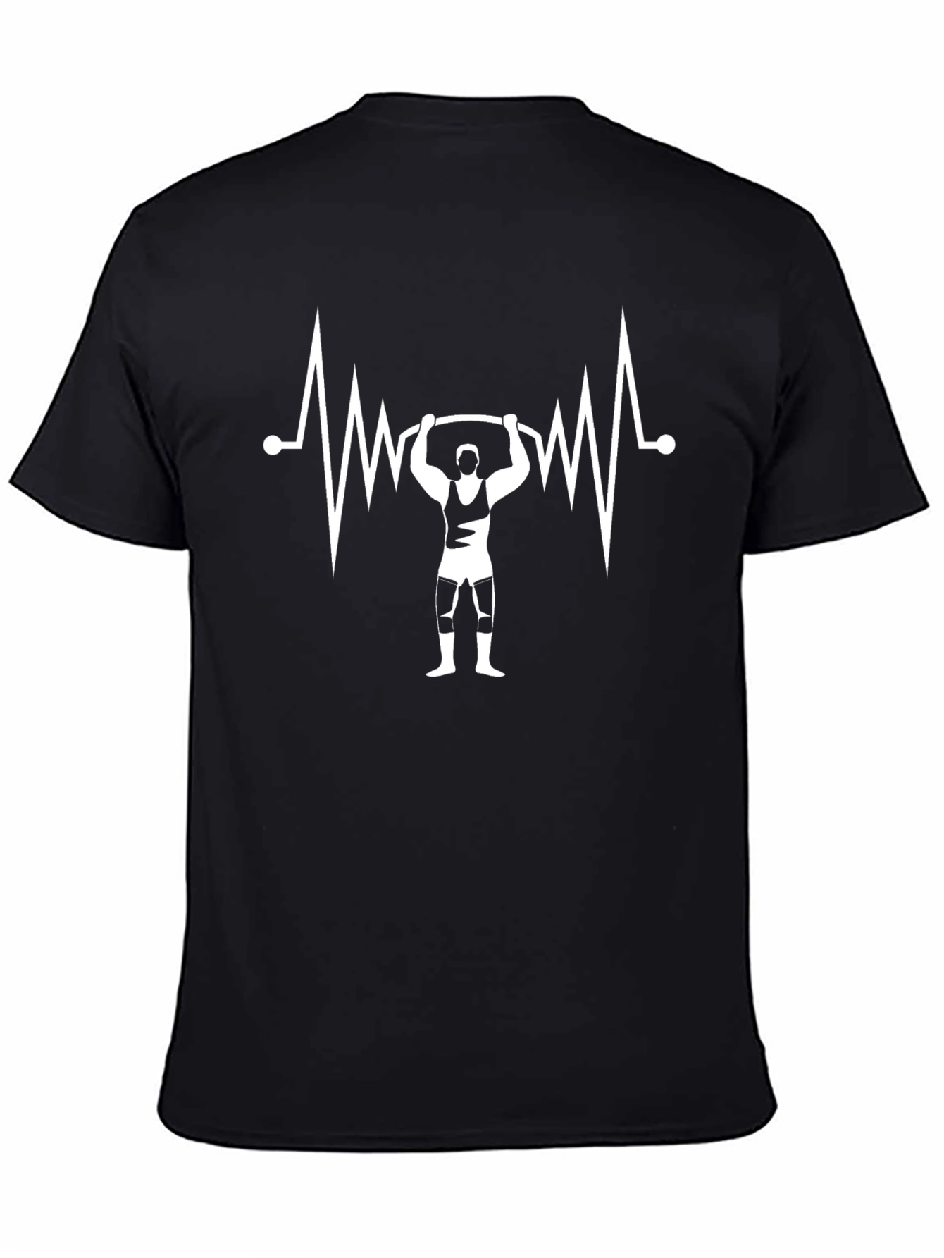 Weightlifting Heartbeat Graphic Tee