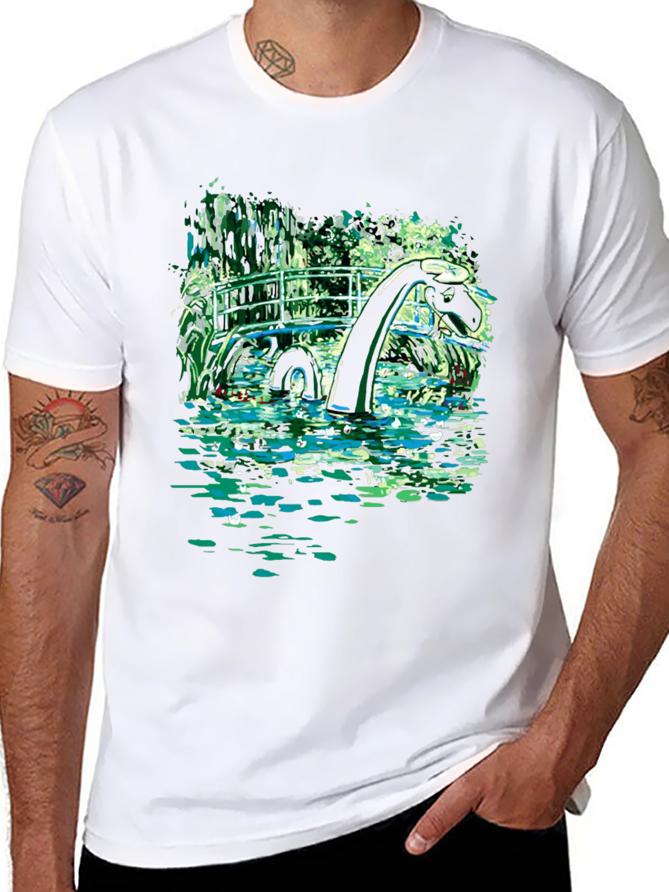 Loch Ness Monster Graphic Tee - Nessie T-Shirt