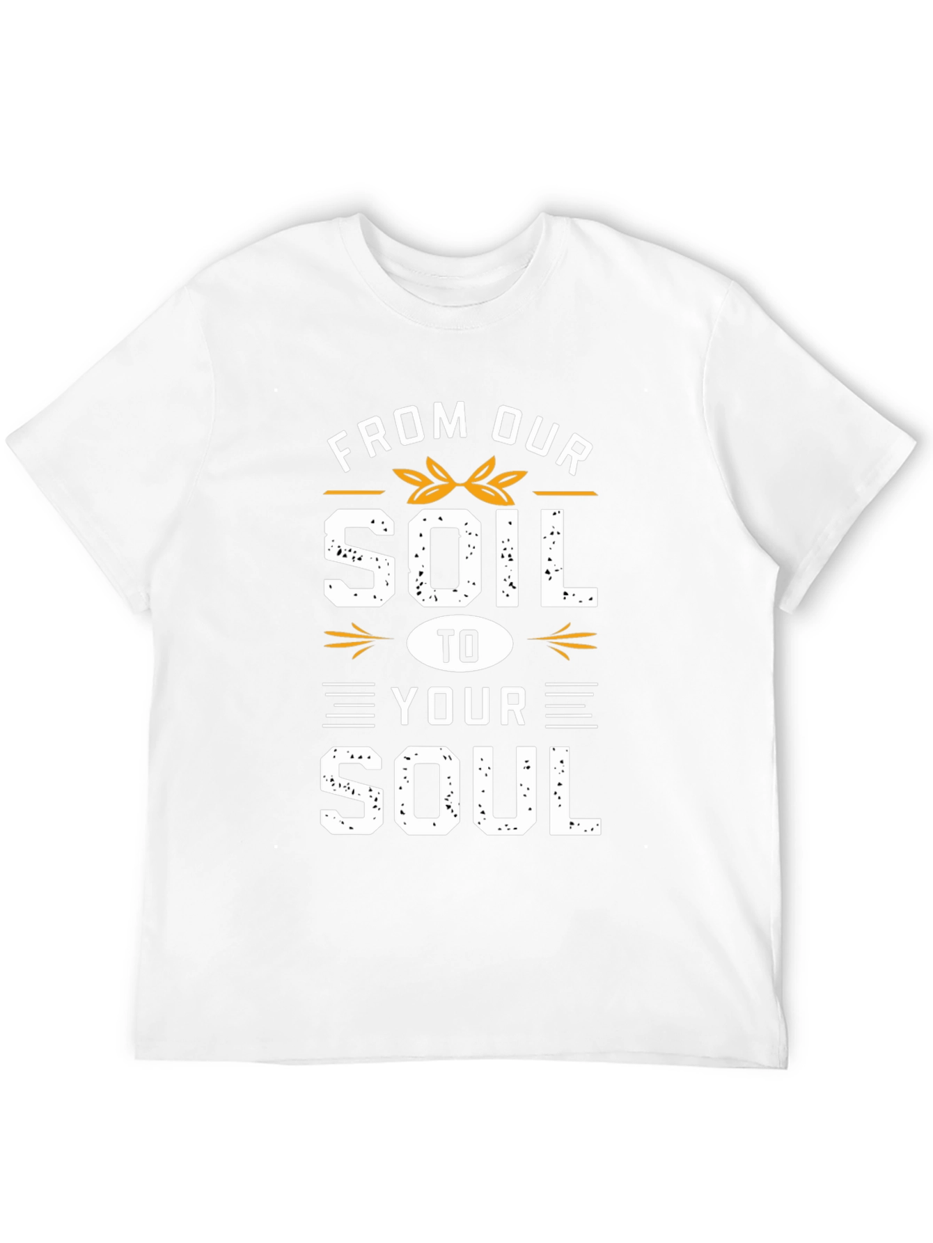 From Our Soil to Your Soul Black Graphic Tee