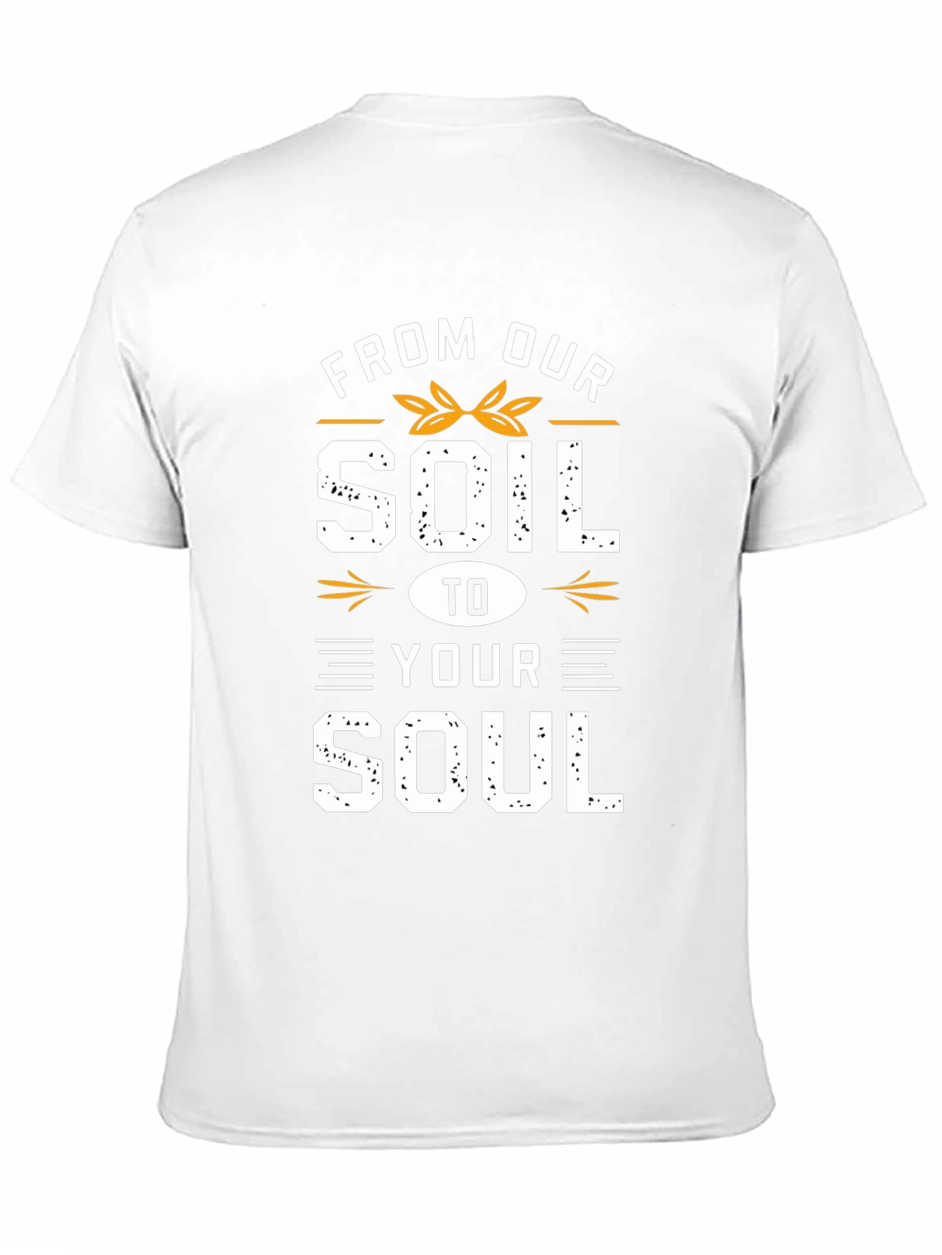 From Our Soil to Your Soul Black Graphic Tee