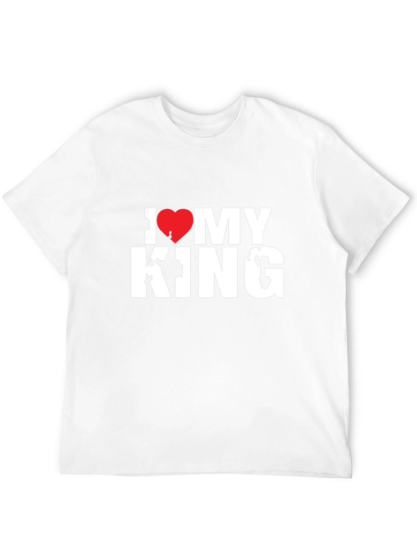 I Love My King T-Shirt - Black Tee