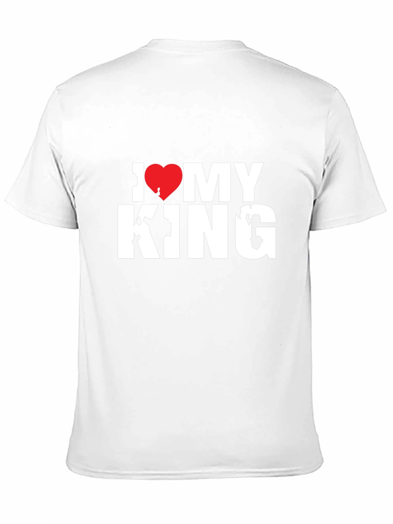 I Love My King T-Shirt - Black Tee
