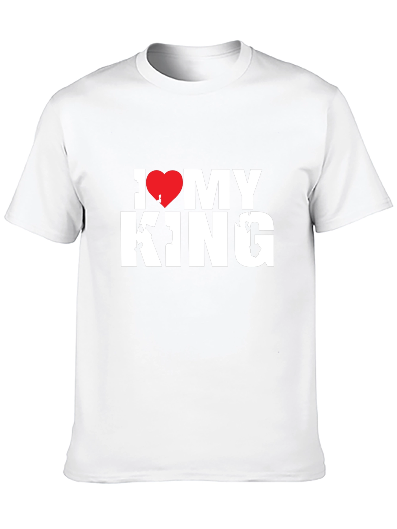 I Love My King T-Shirt - Black Tee